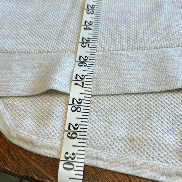 PURE JILL | Cowl Neck Tunic Tan Heather Long Sleeve Cotton Blend Women’s Large - Picture 5 of 5